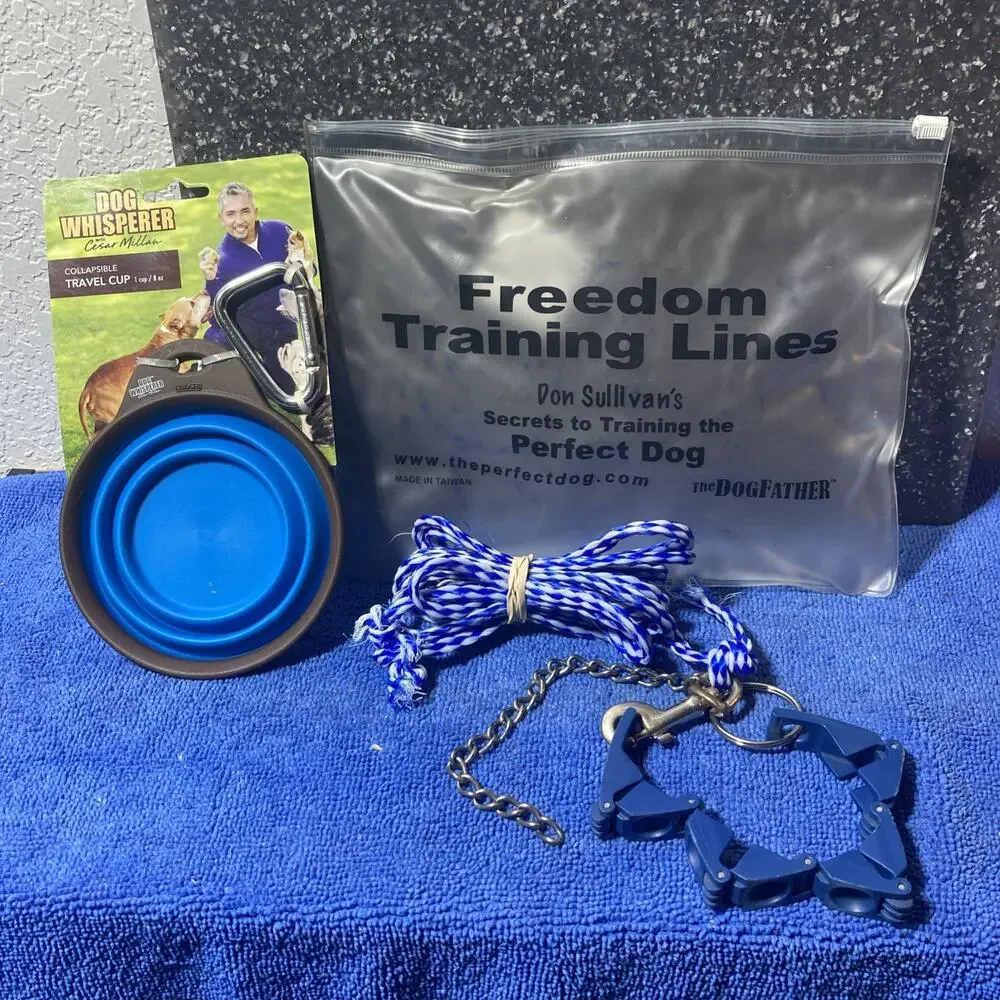 Dog Training Collar And Collapsable Bowl